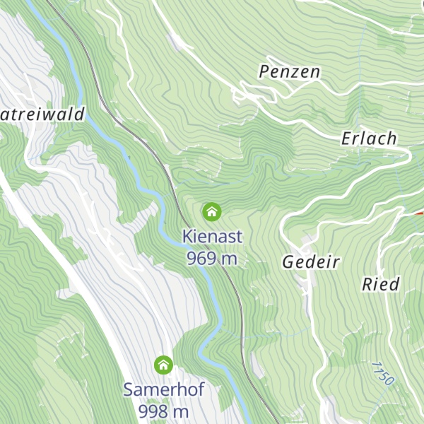 Map of Kienast