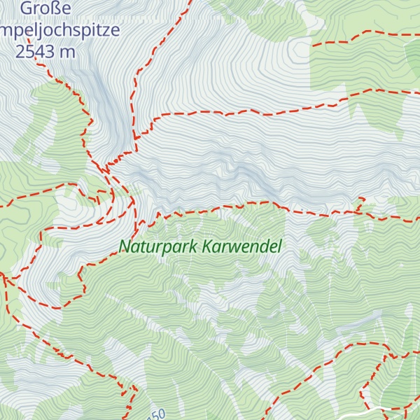 Map of Lattenspitze