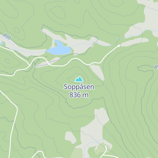 Map of Soppåsen