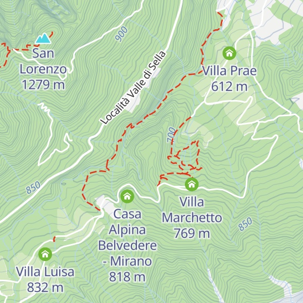 Map of Casa Del Trozzo