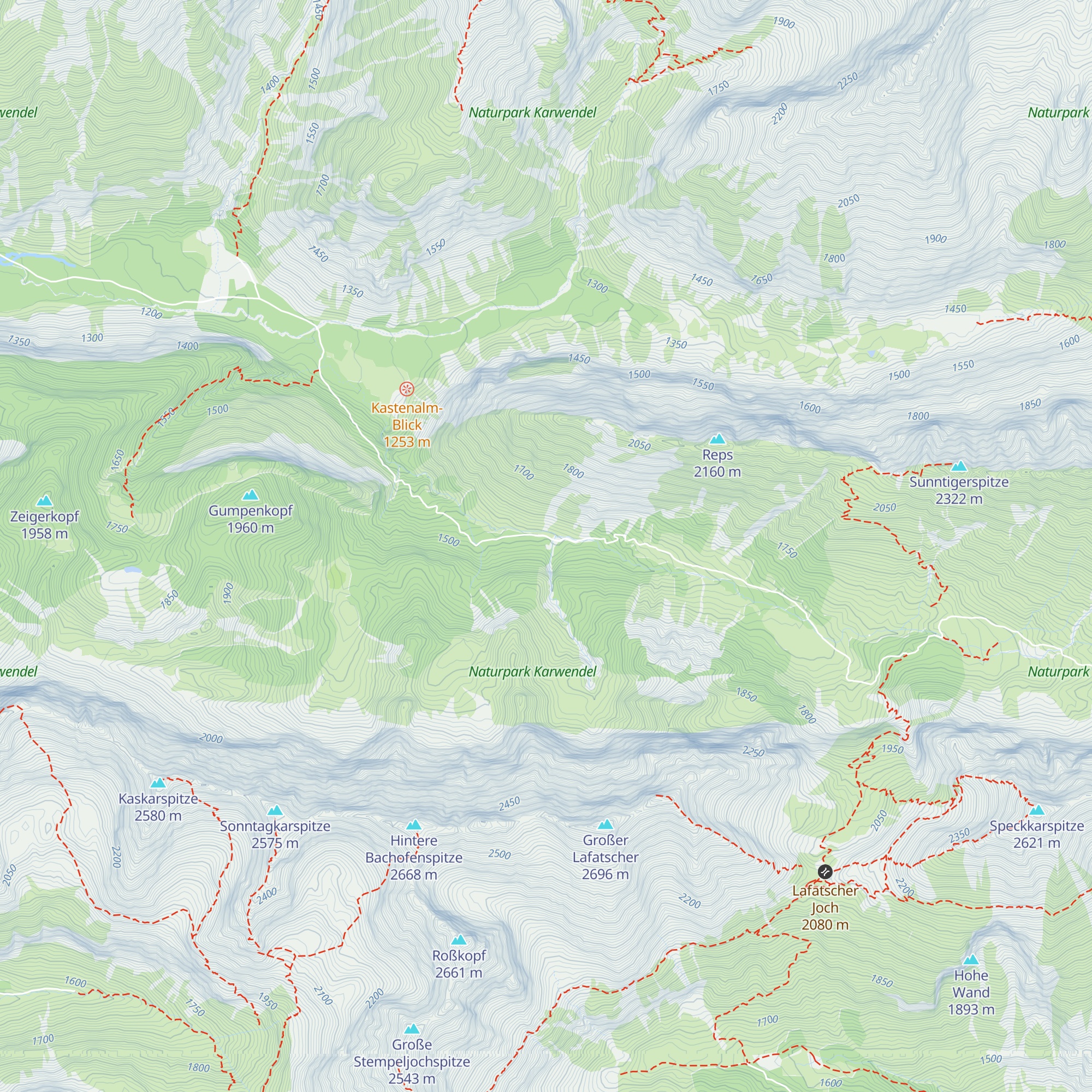 Gschnierbach Jagdhütte map