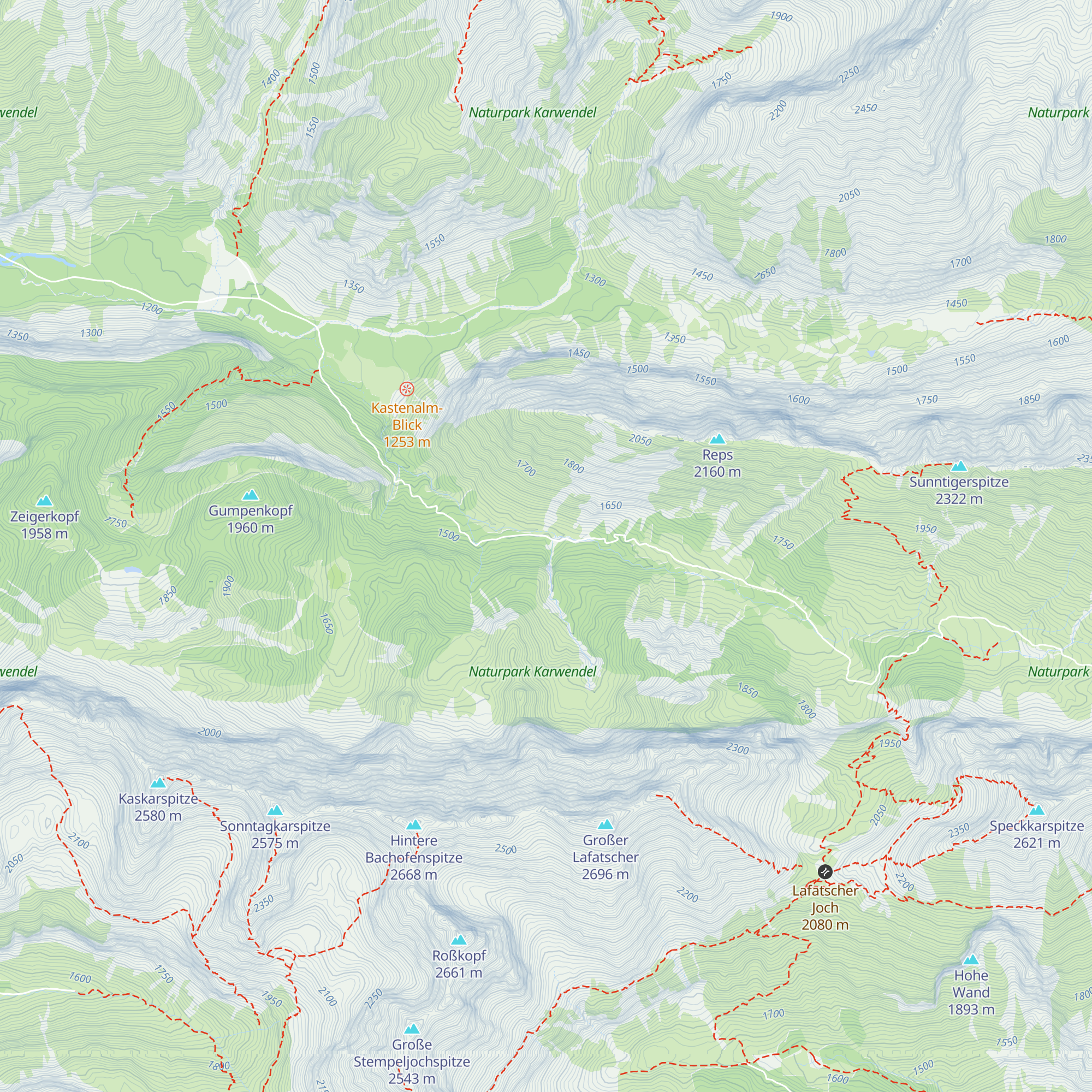 Gschnierbach Jagdhütte map