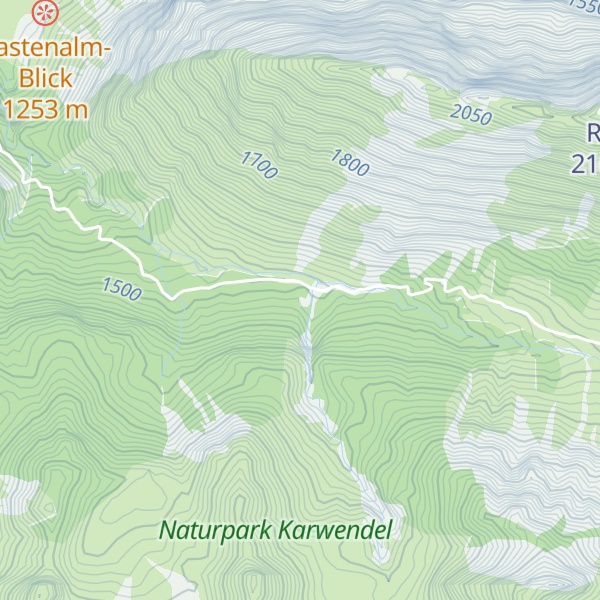 Map of Gschnierbach Jagdhütte