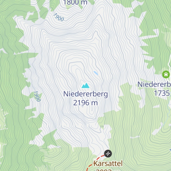 Map of Niedererberg