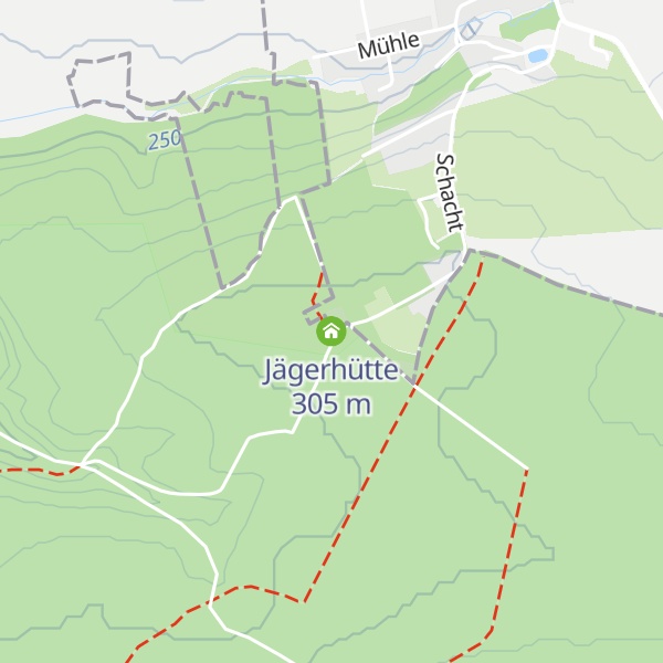 Map of Jägerhütte