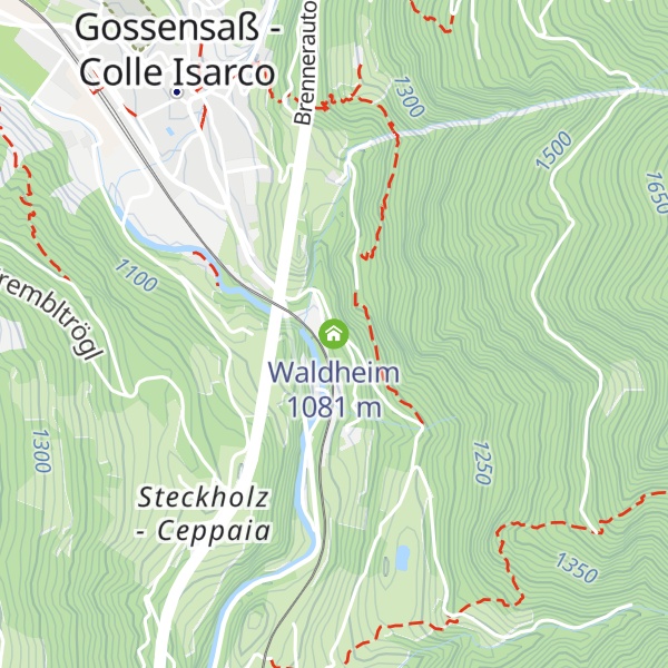 Map of Waldheim