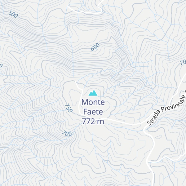 Map of Monte Faete