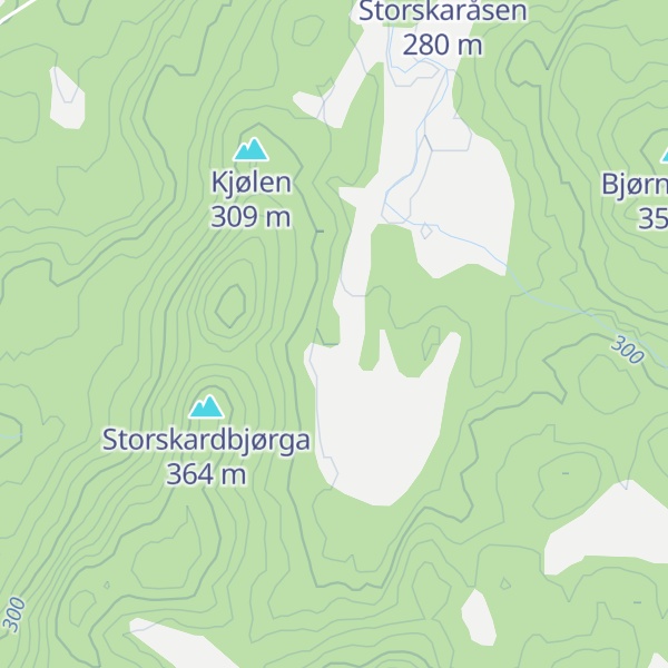Map of Storskaråsen