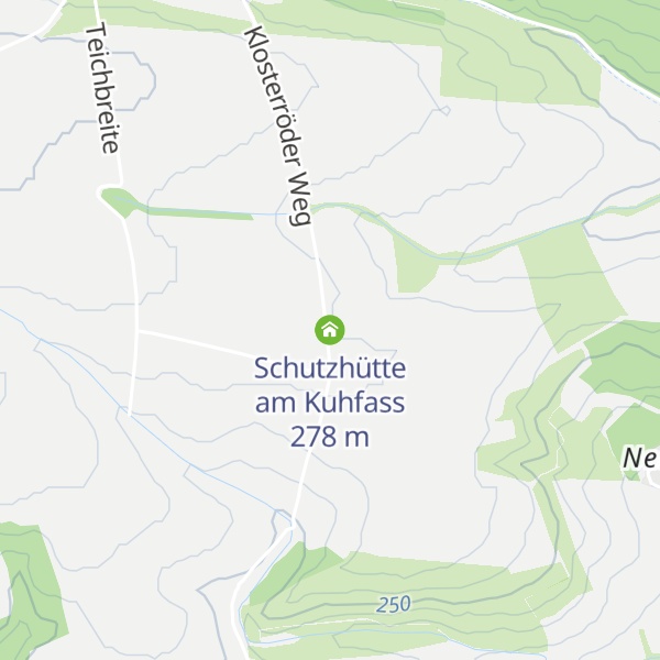 Map of Schutzhütte am Kuhfass