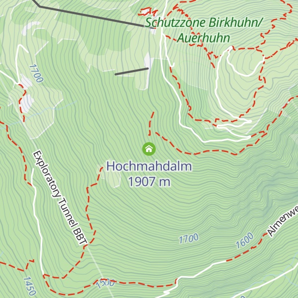 Map of Hochmahdalm