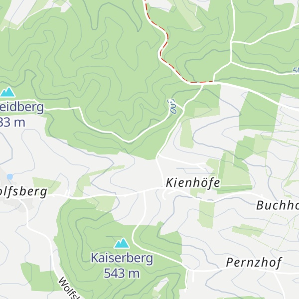 Map of Schönthaler Berg