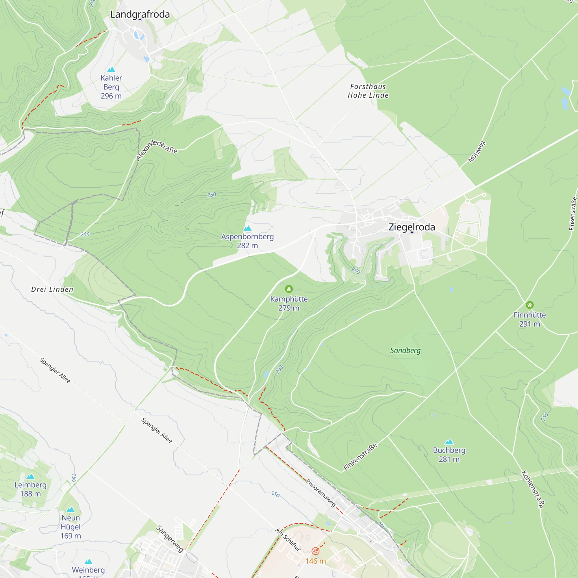 Kamphütte map