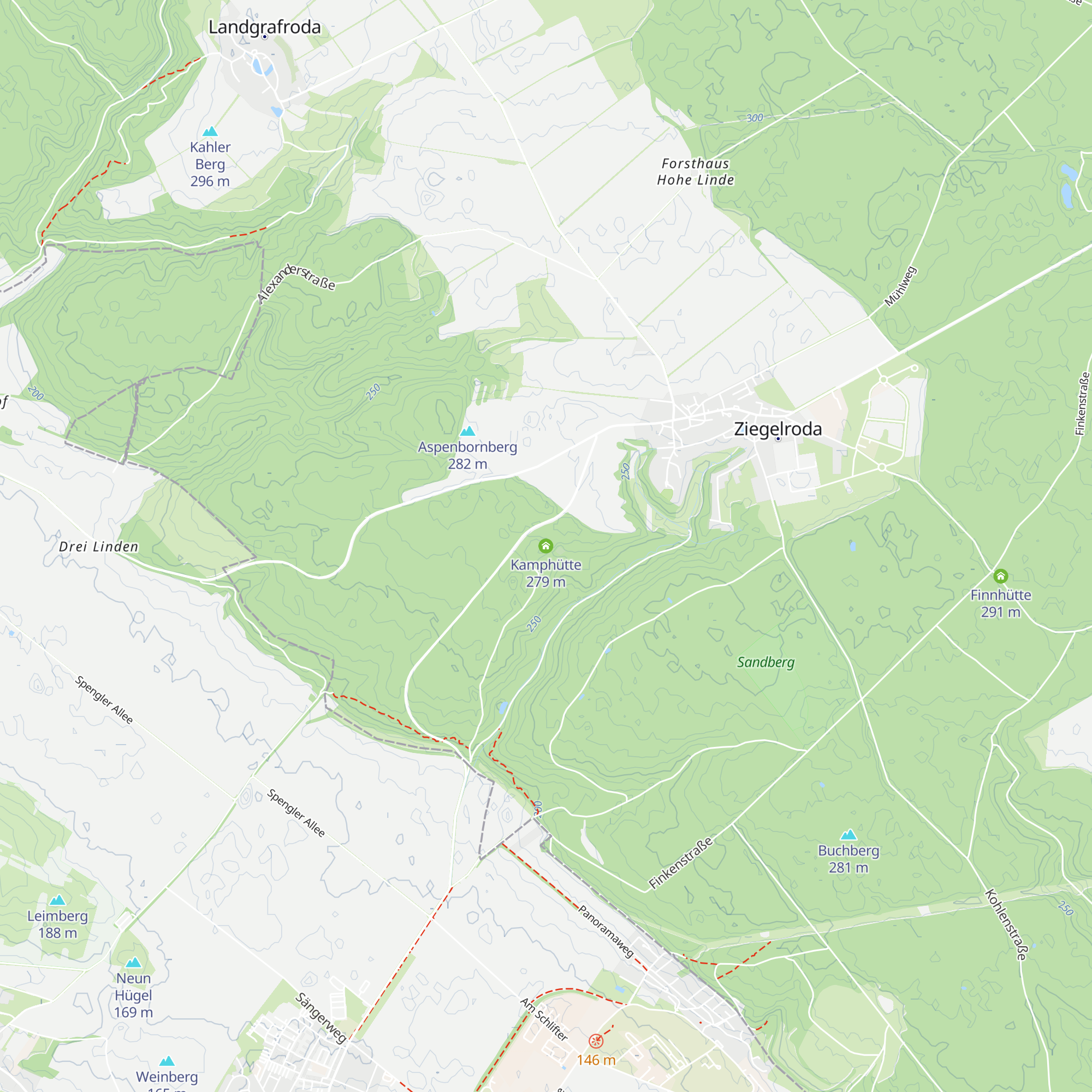 Kamphütte map