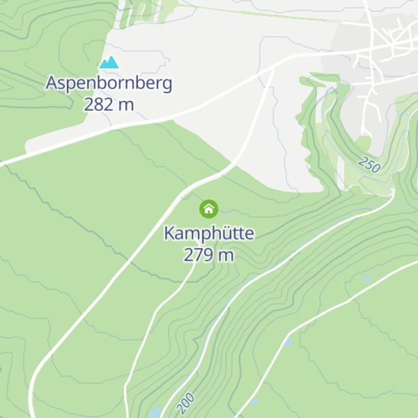 Map of Kamphütte