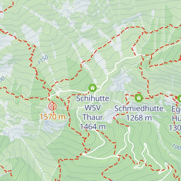 Map of Thaurer Alm