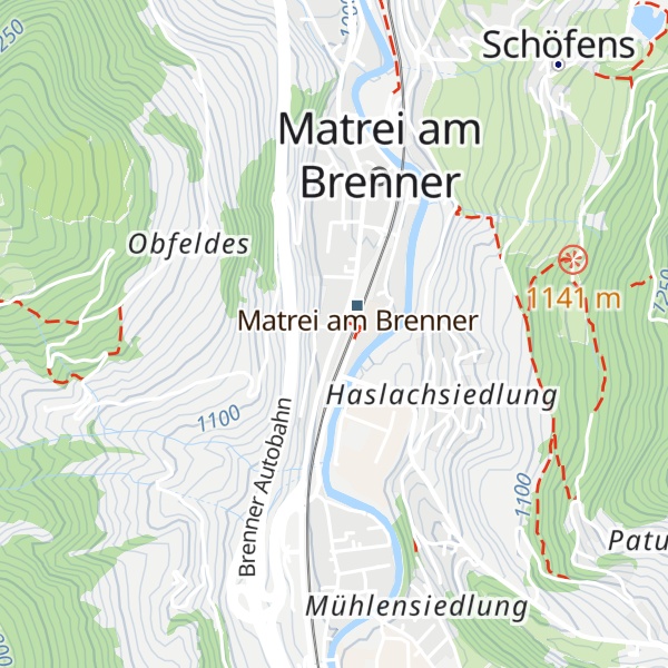 Map of Tourismusverband Wipptal