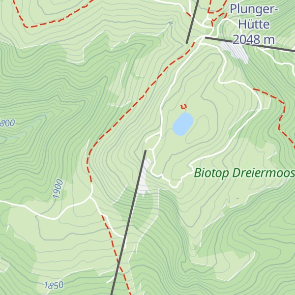 Map of Schwarzseespitze