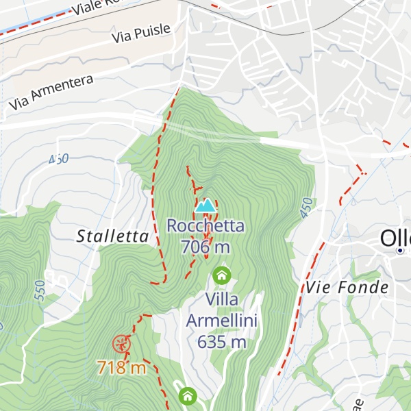 Map of Rocchetta