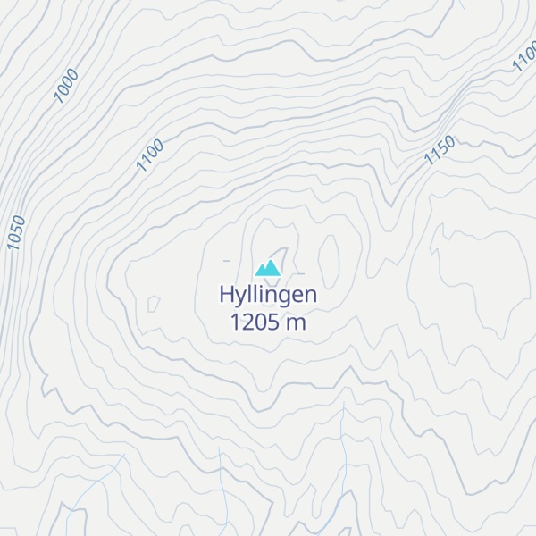 Map of Hyllingen