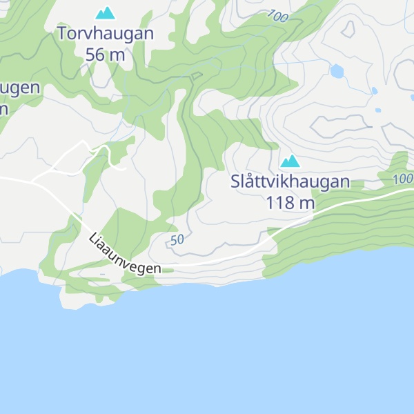 Map of Slåttvikskardet