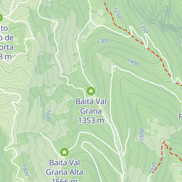 Map of Baita Val Grana