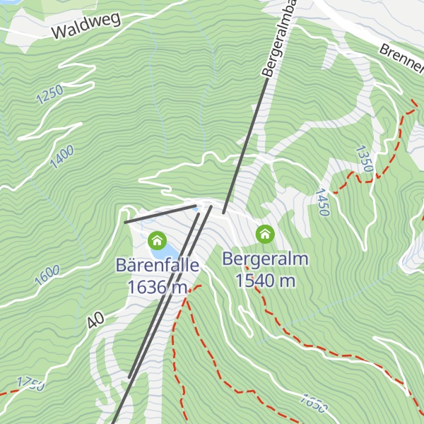 Map of Bärentraum