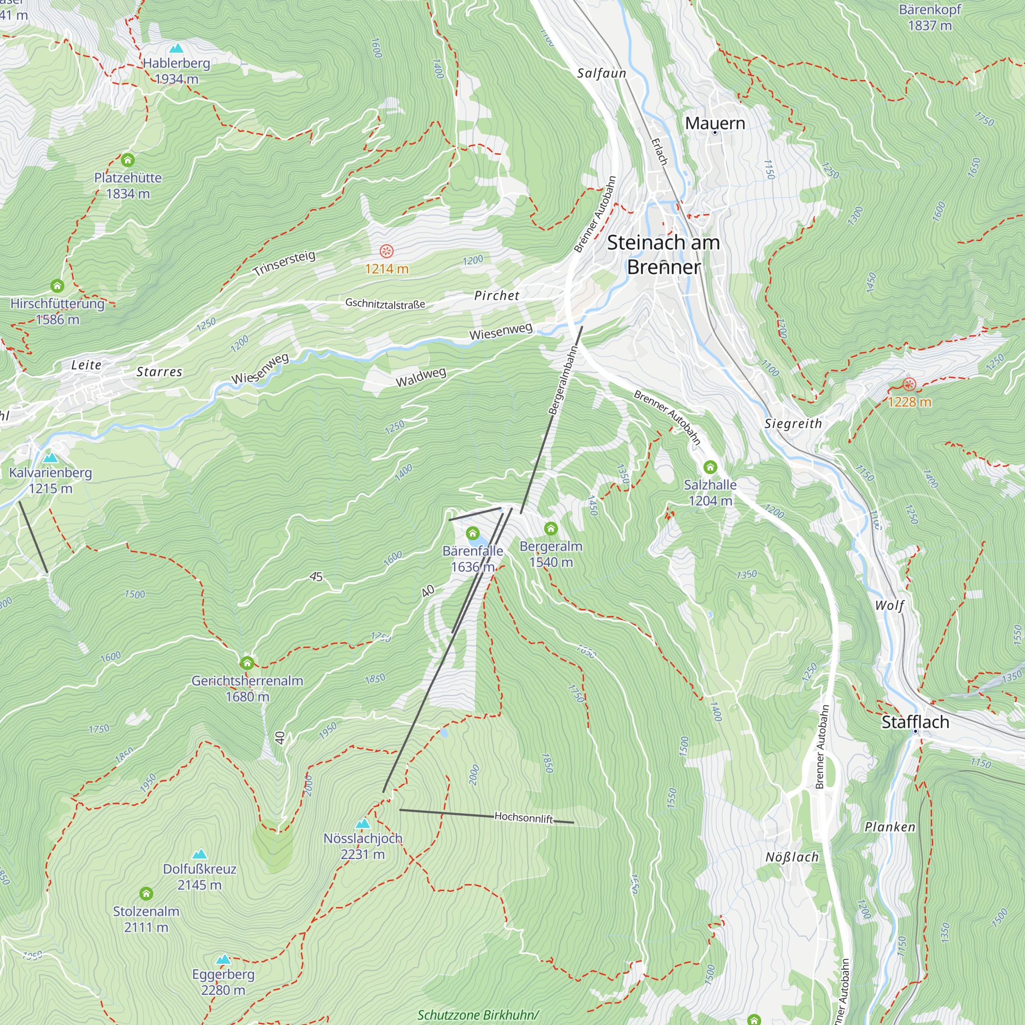 Bärentraum map