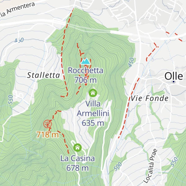 Map of Villa Armellini