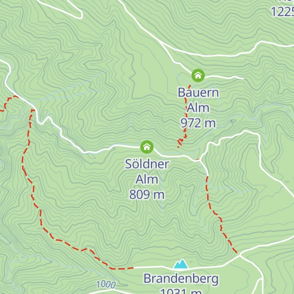 Map of Söldner Alm