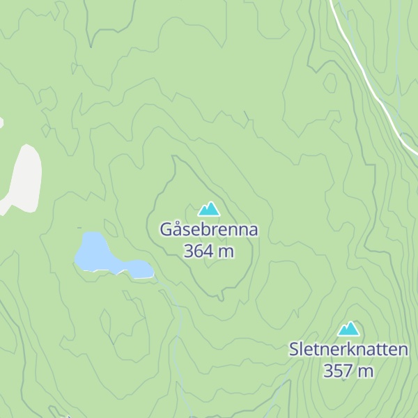 Map of Gåsebrenna