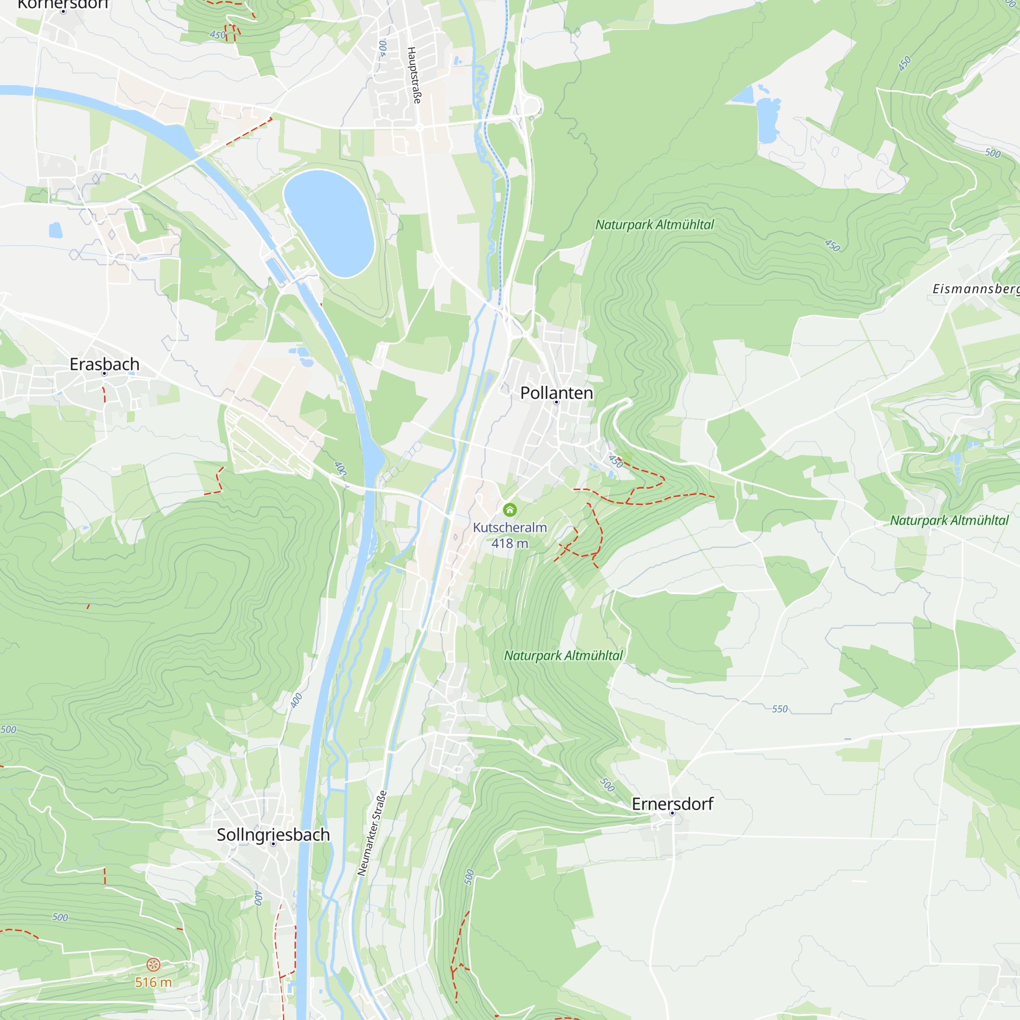 Kutscheralm map