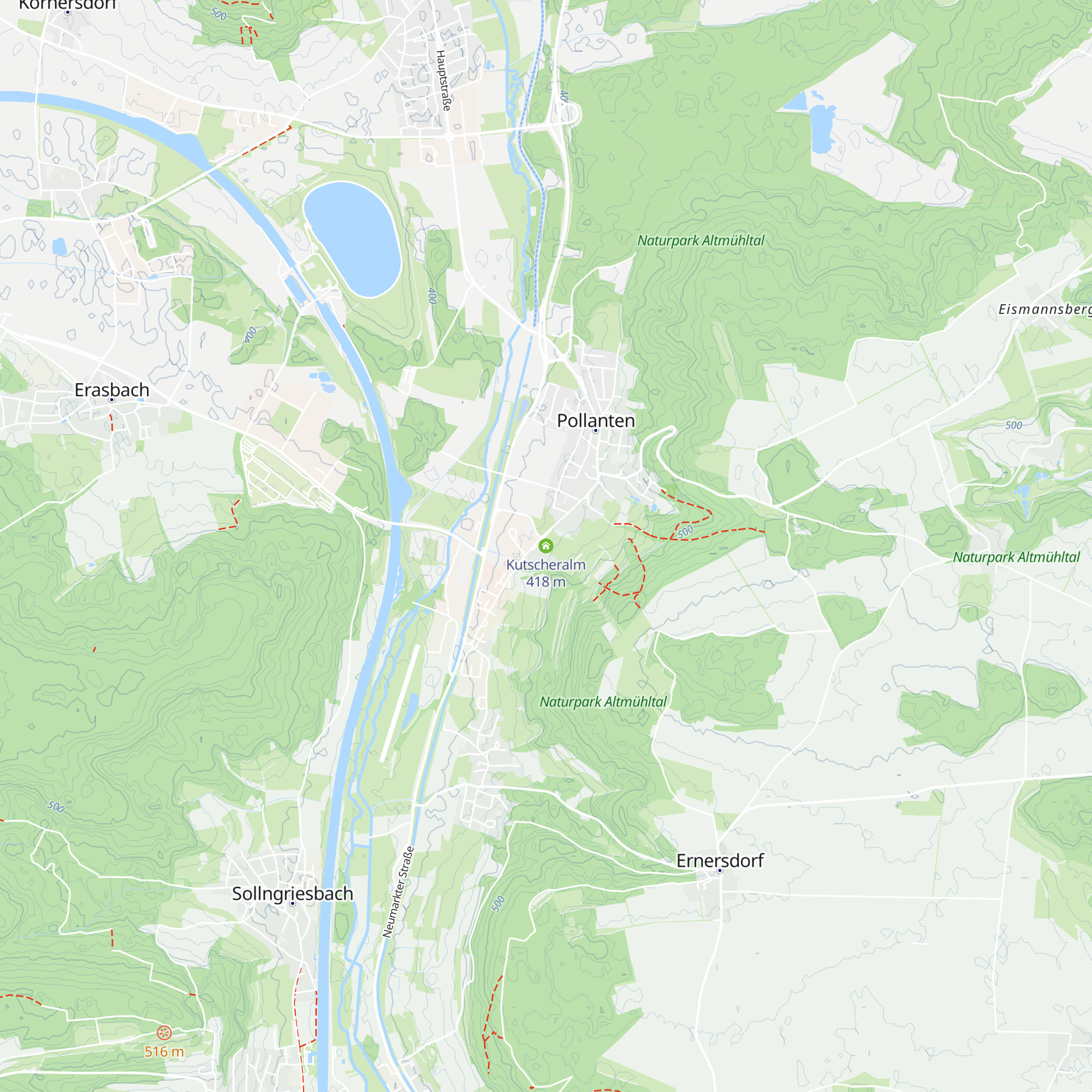 Kutscheralm map