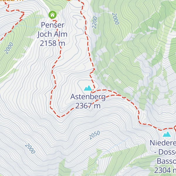 Map of Astenberg