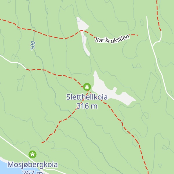 Map of Sletthellkoia