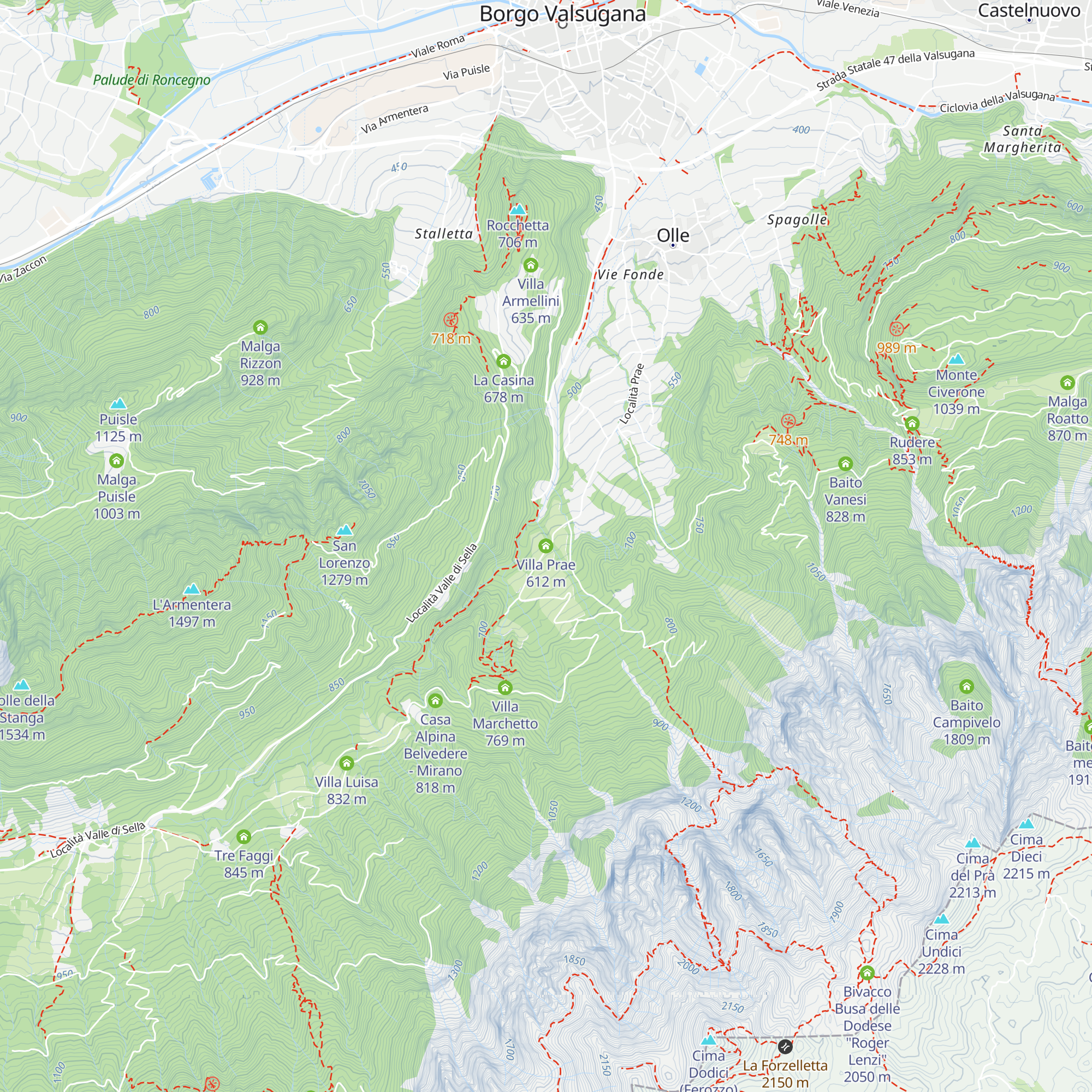 Villa Prae map