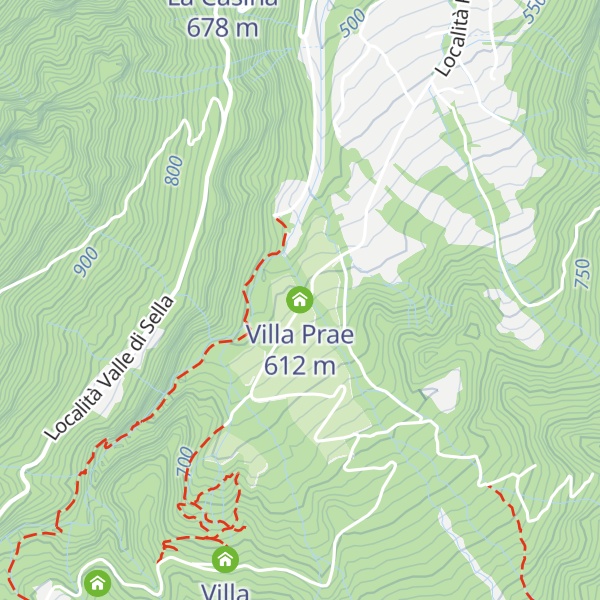 Map of Villa Prae
