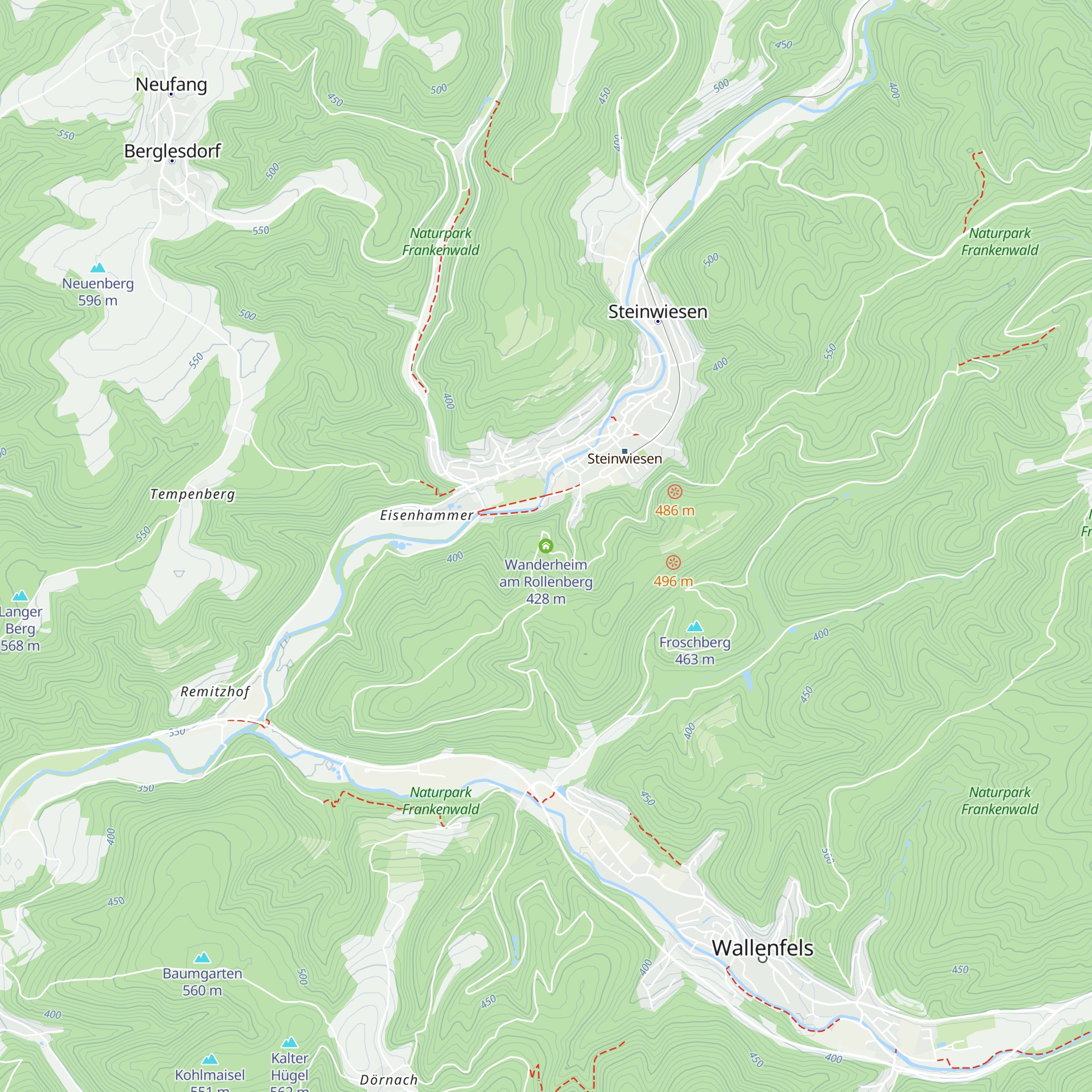 Wanderheim am Rollenberg map