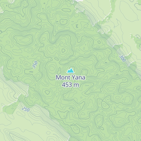 Map of Mont Yana