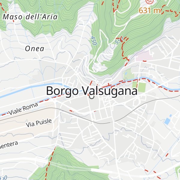 Map of Lagorai Valsugana Orientale