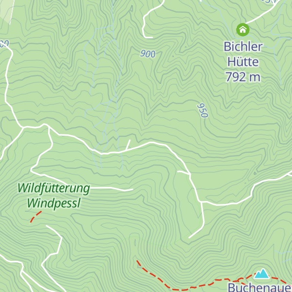 Map of Reiner Hütte