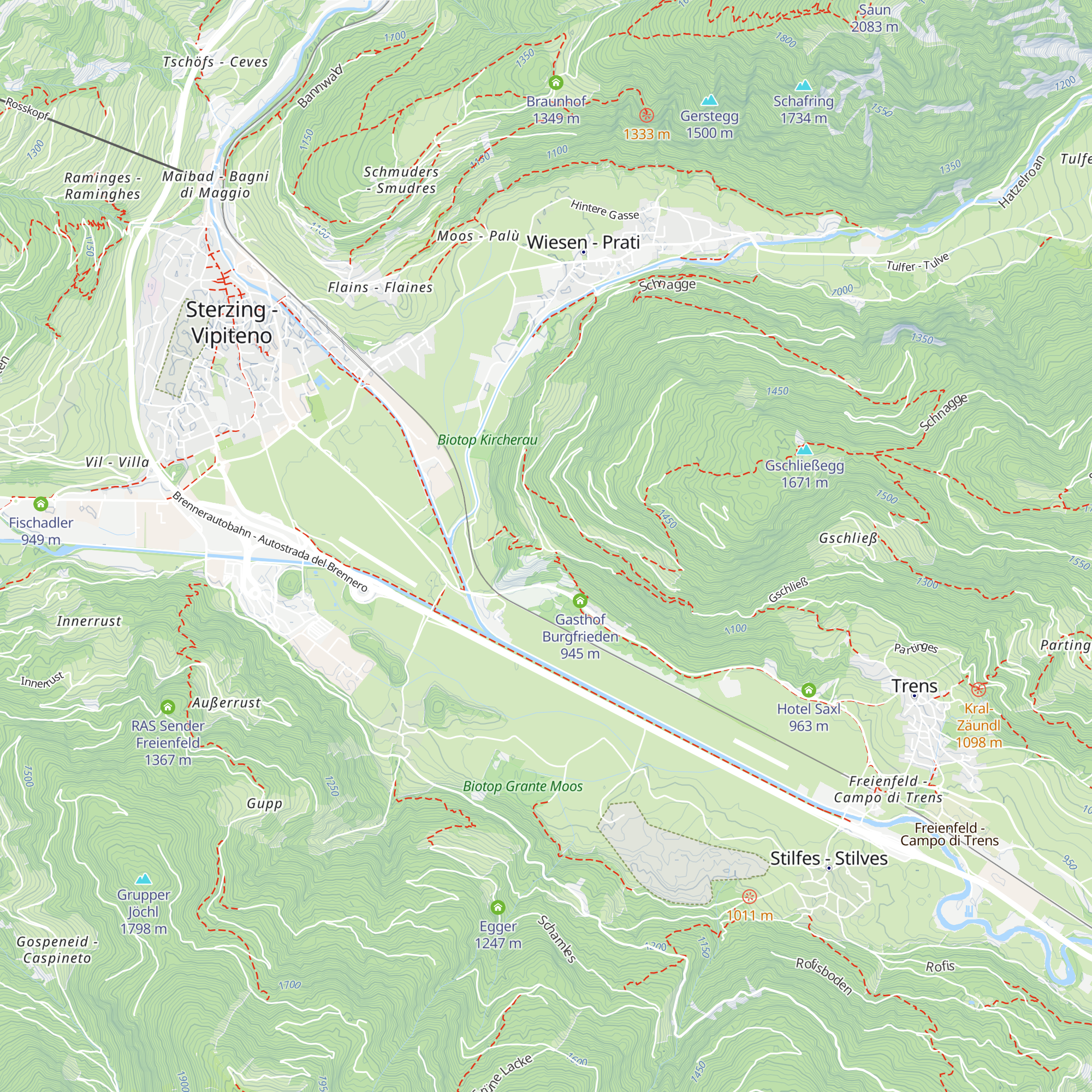 Sprechenstein map