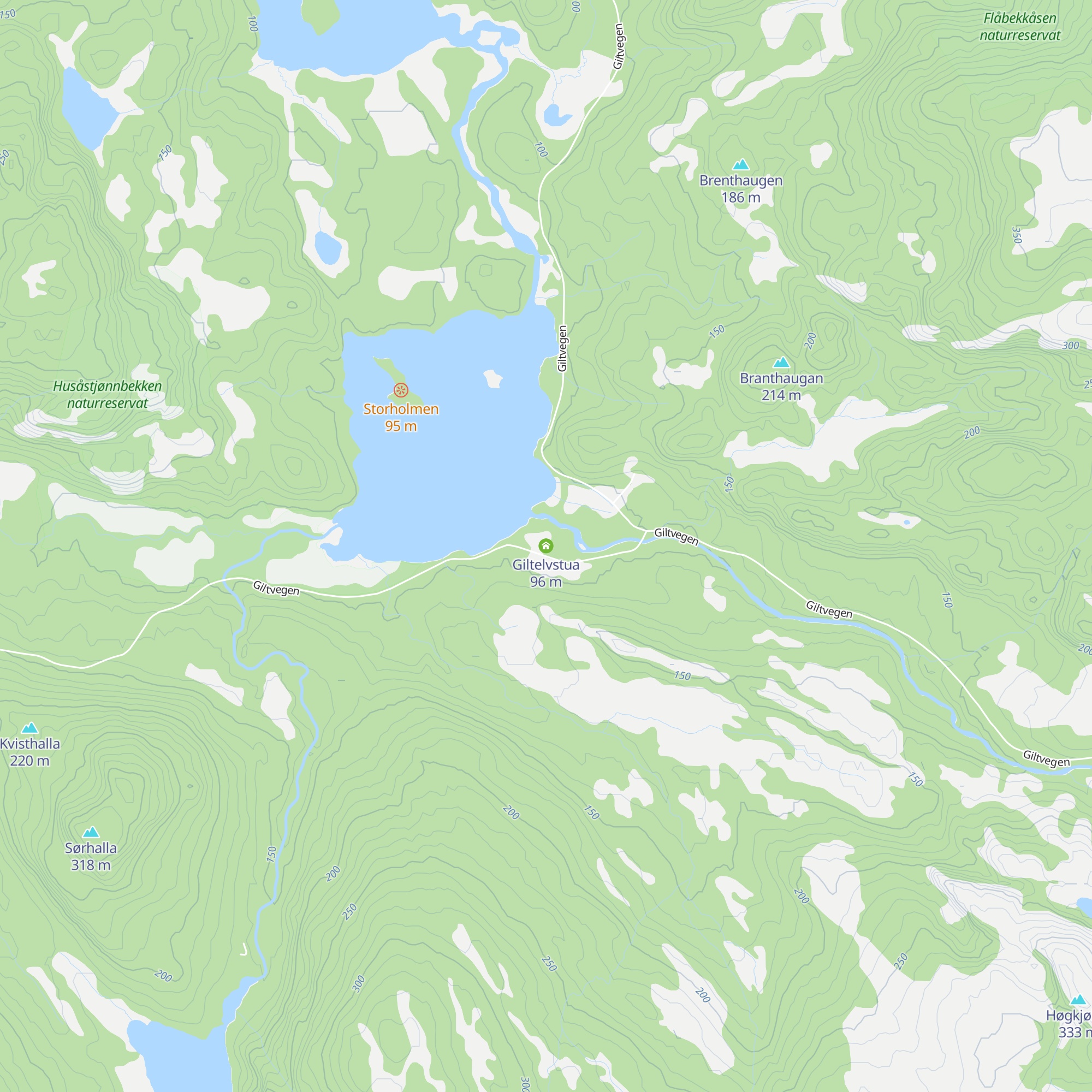 Giltelvstua map