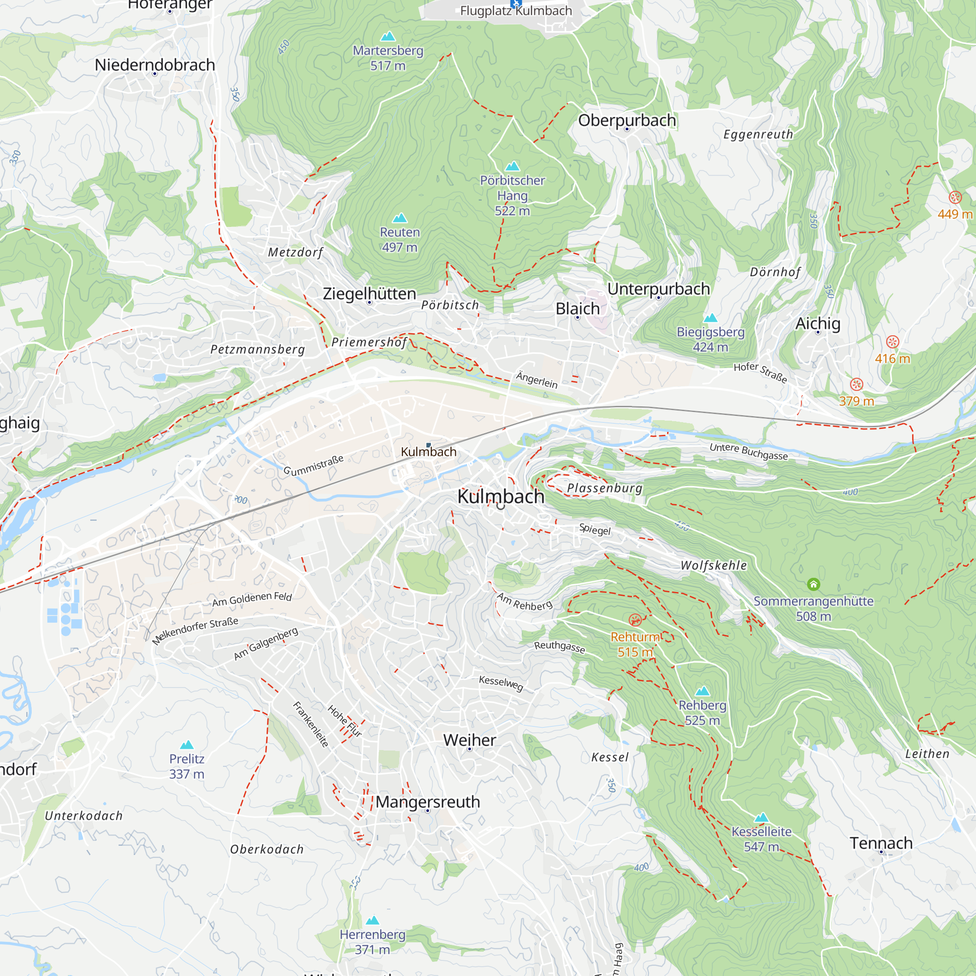 Touristeninformation der Stadt Kulmbach map
