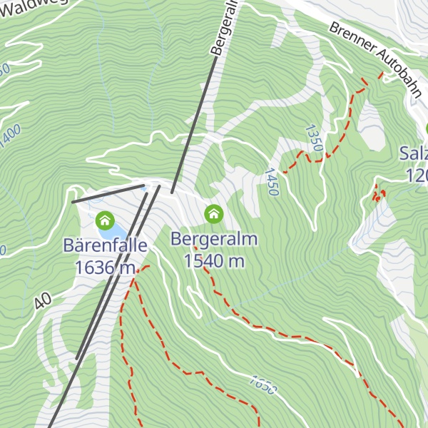 Map of Bergeralm