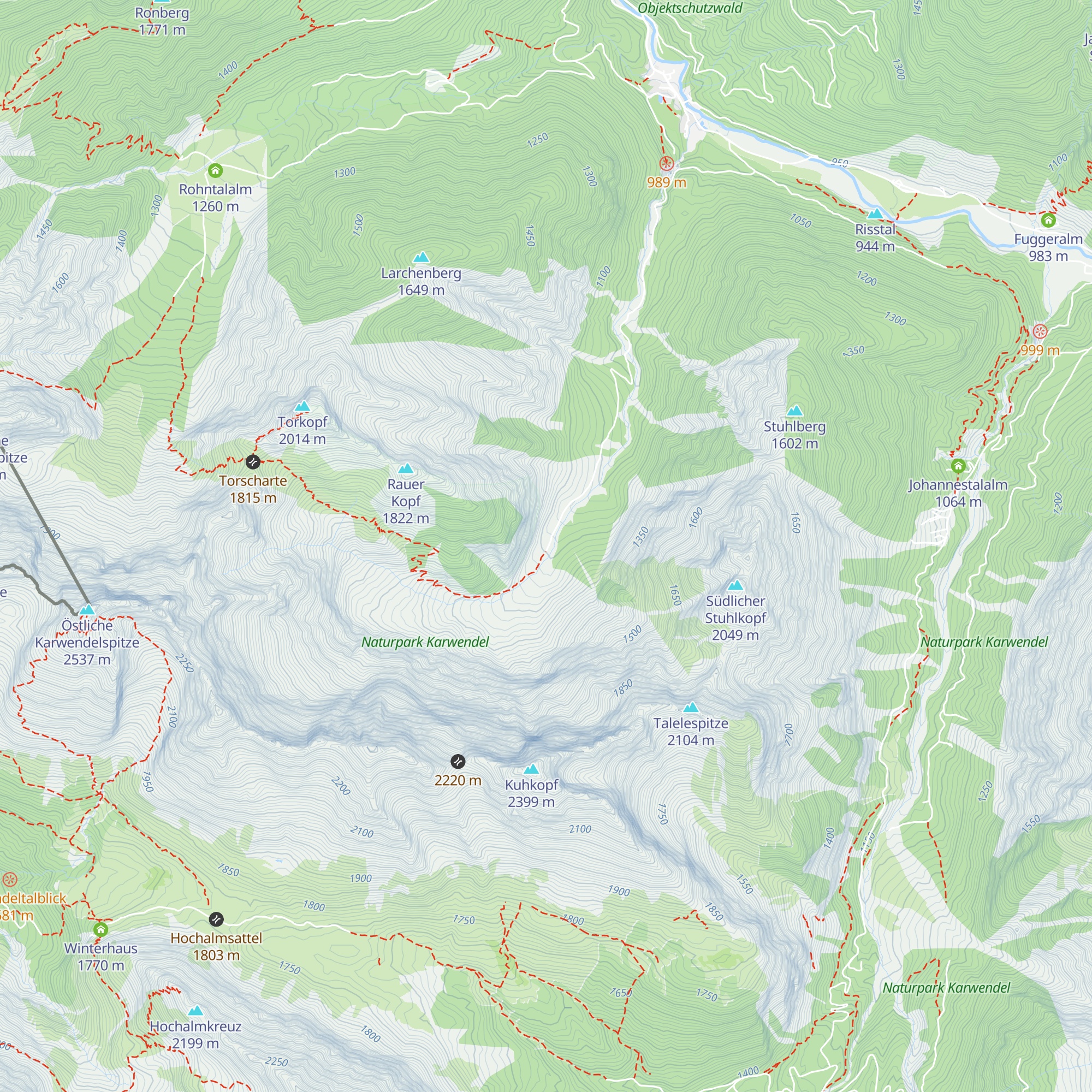 Tortalalm-Niederleger map
