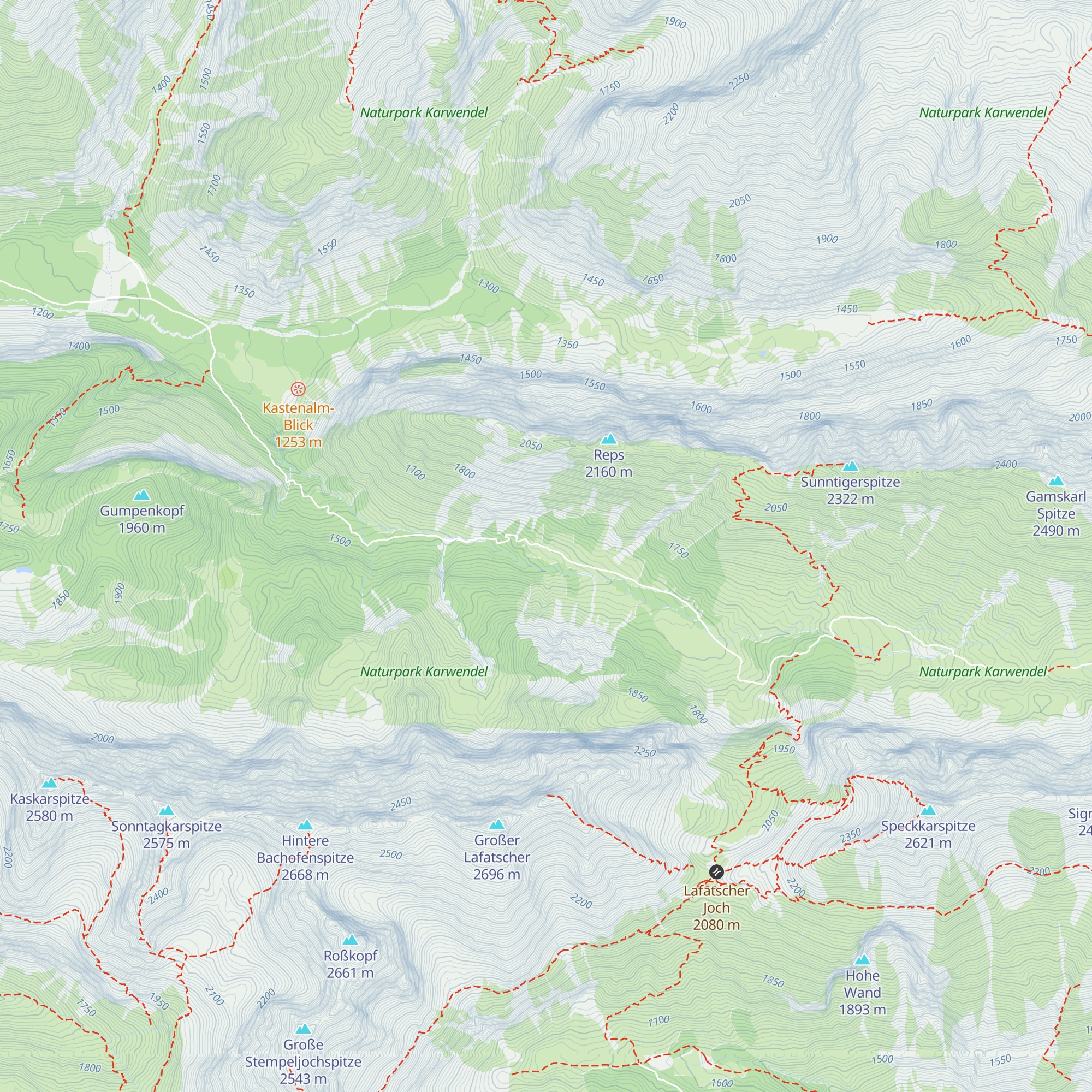 Lafatsch-Niederleger map