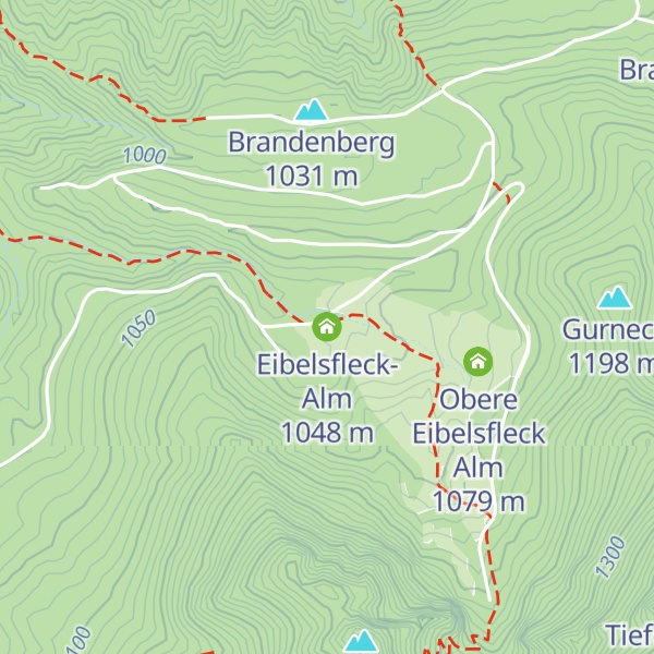 Map of Eibelsfleck-Alm