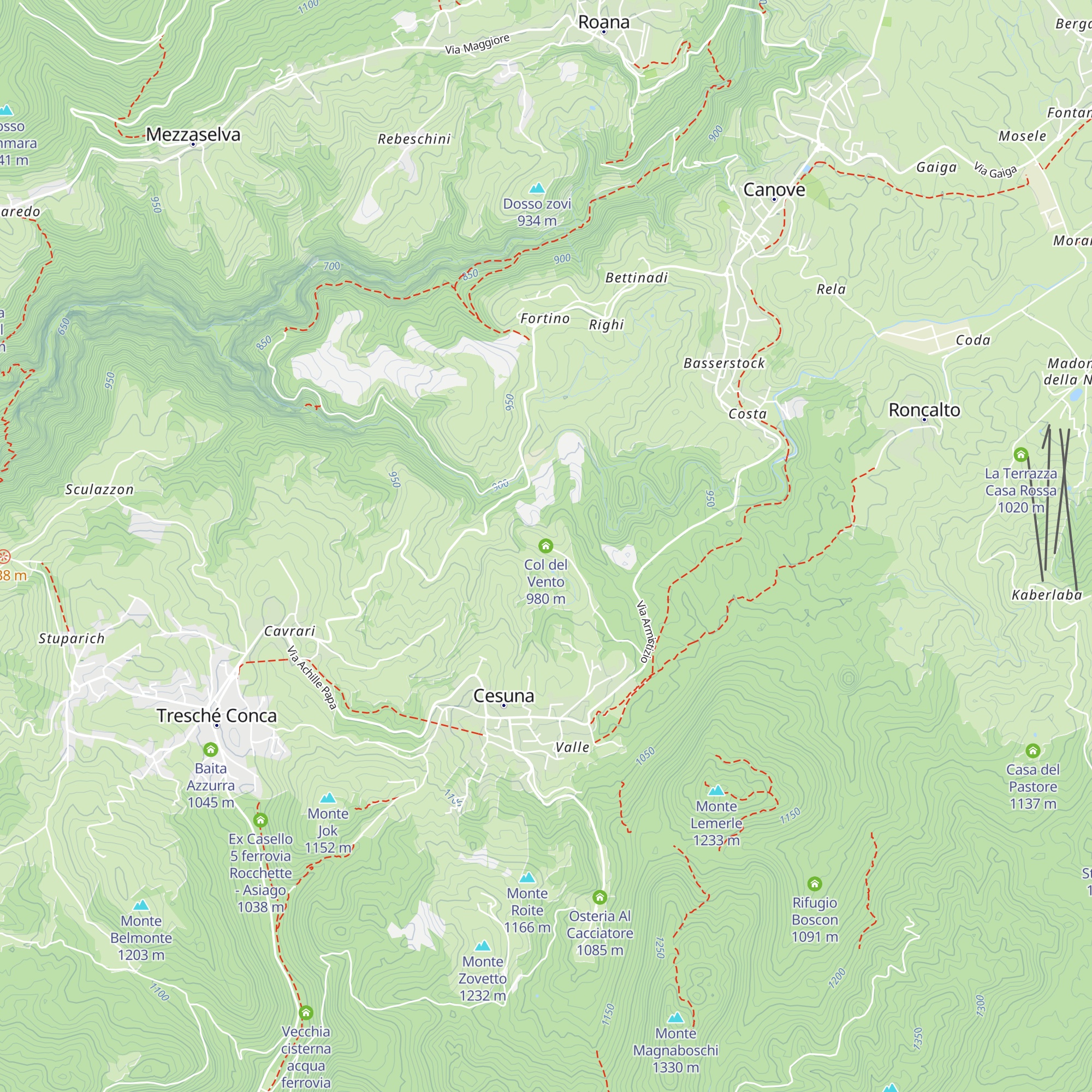 Col del Vento map