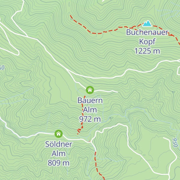 Map of Bauern Alm