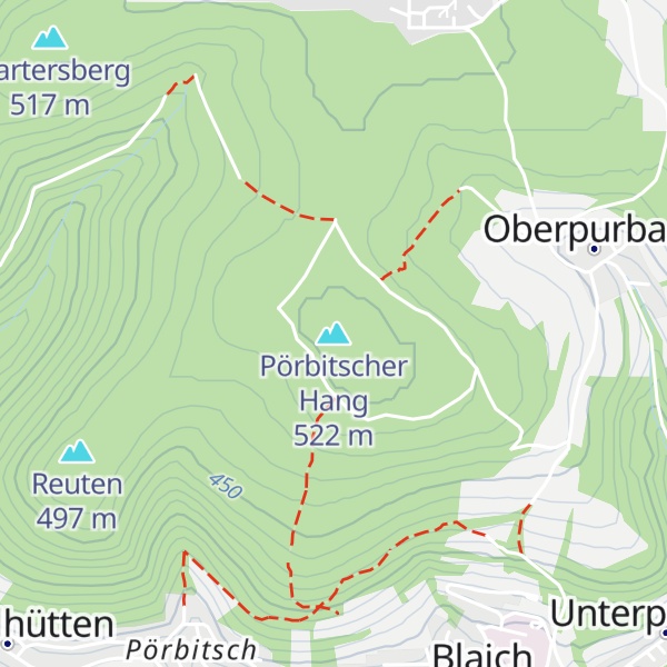 Map of Pörbitscher Hang